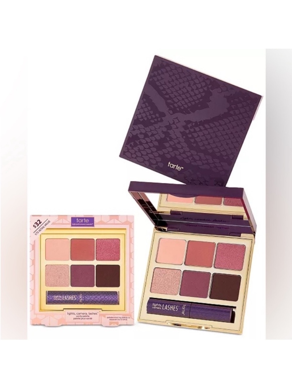Tarte Lights, Camera, Lashes™ Vanity Palette – Brand New, Never Used new in box